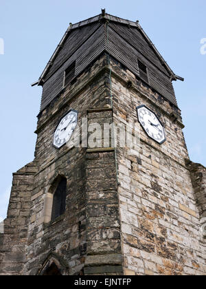 Church of St Leonard`s Parish Church Middleton,Greater Manchester, UK. Stock Photo